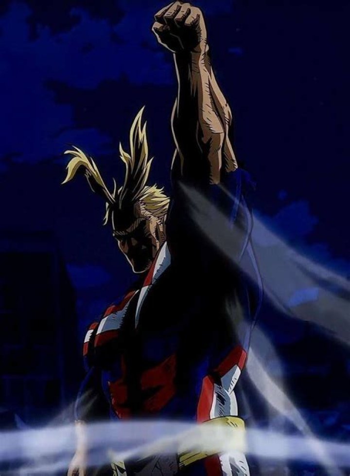Almight battling with All for One