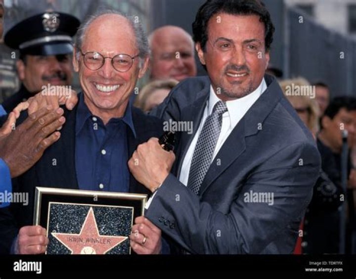 Irwin Winkler and Sylvester Stallone